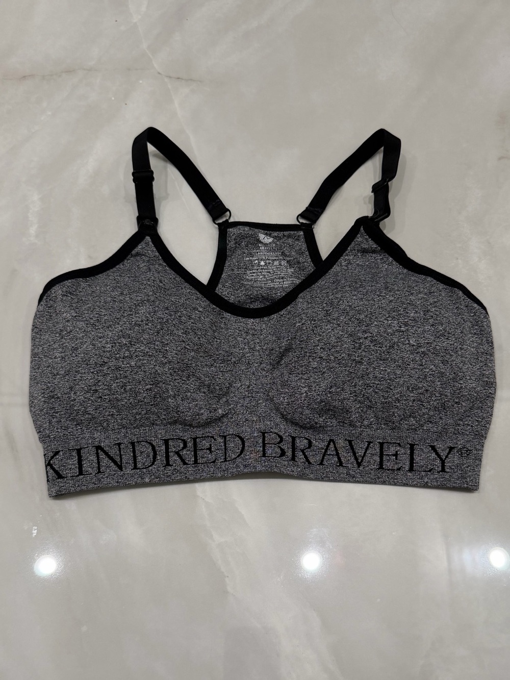 Kindred Bravely Heather Gray Seamless Nursing & Sports Bra